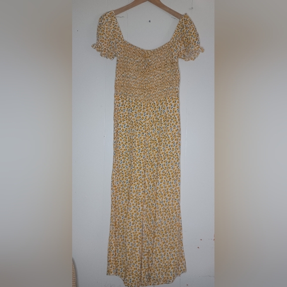 Faithfull the Brand Yellow Floral Jumpsuit - Picture 2 of 16